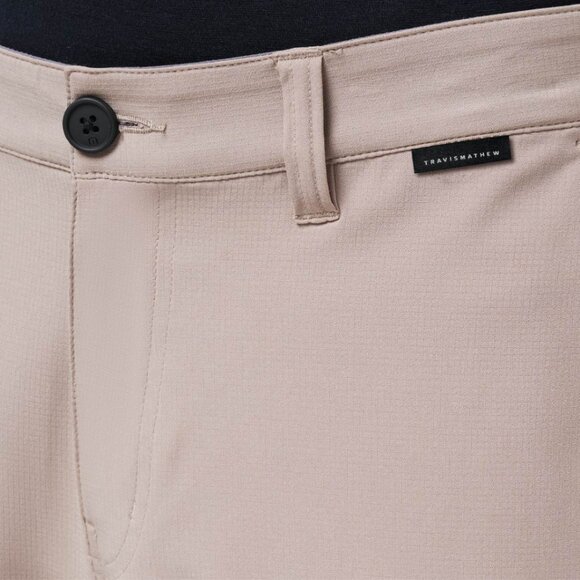 Travis Mathew Wanderlust Short Khaki/sand color 9 In - Size 34 - Picture 5 of 9
